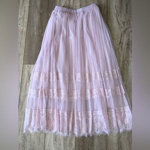 Blush pink skirt-small